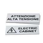 GRAFOPLAST SRL - GRAEVO460150W TARGA QUADRO PVC ADES BIANCO 150X60MM 15