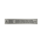 GRAFOPLAST SRL GRAEVO480500M TARGA QUADRO PVC ADES METAL 500X80MM 14P