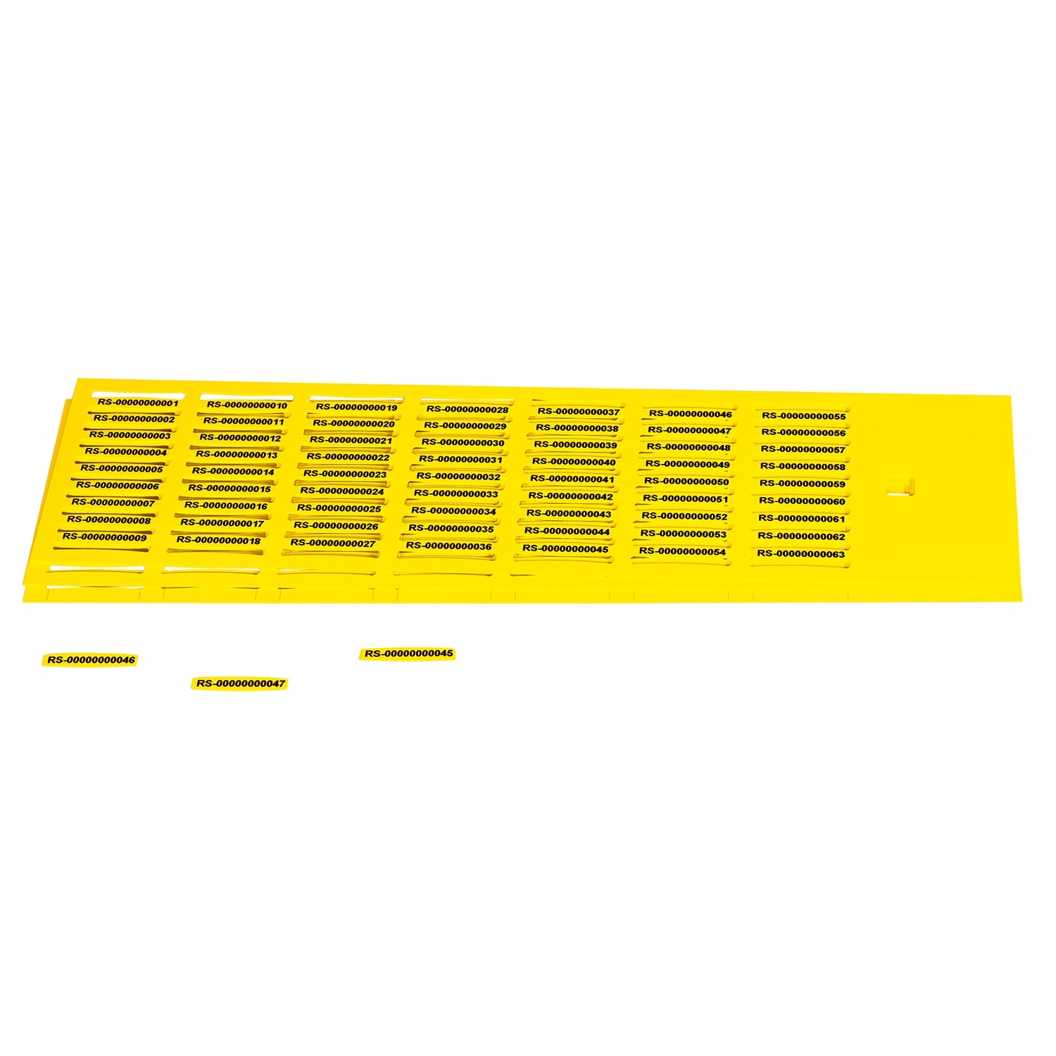 GRAFOPLAST SRL GRAEVOCT23YN TESSERA CAVI FLAT PVC GIALLO 23X4MM 2520