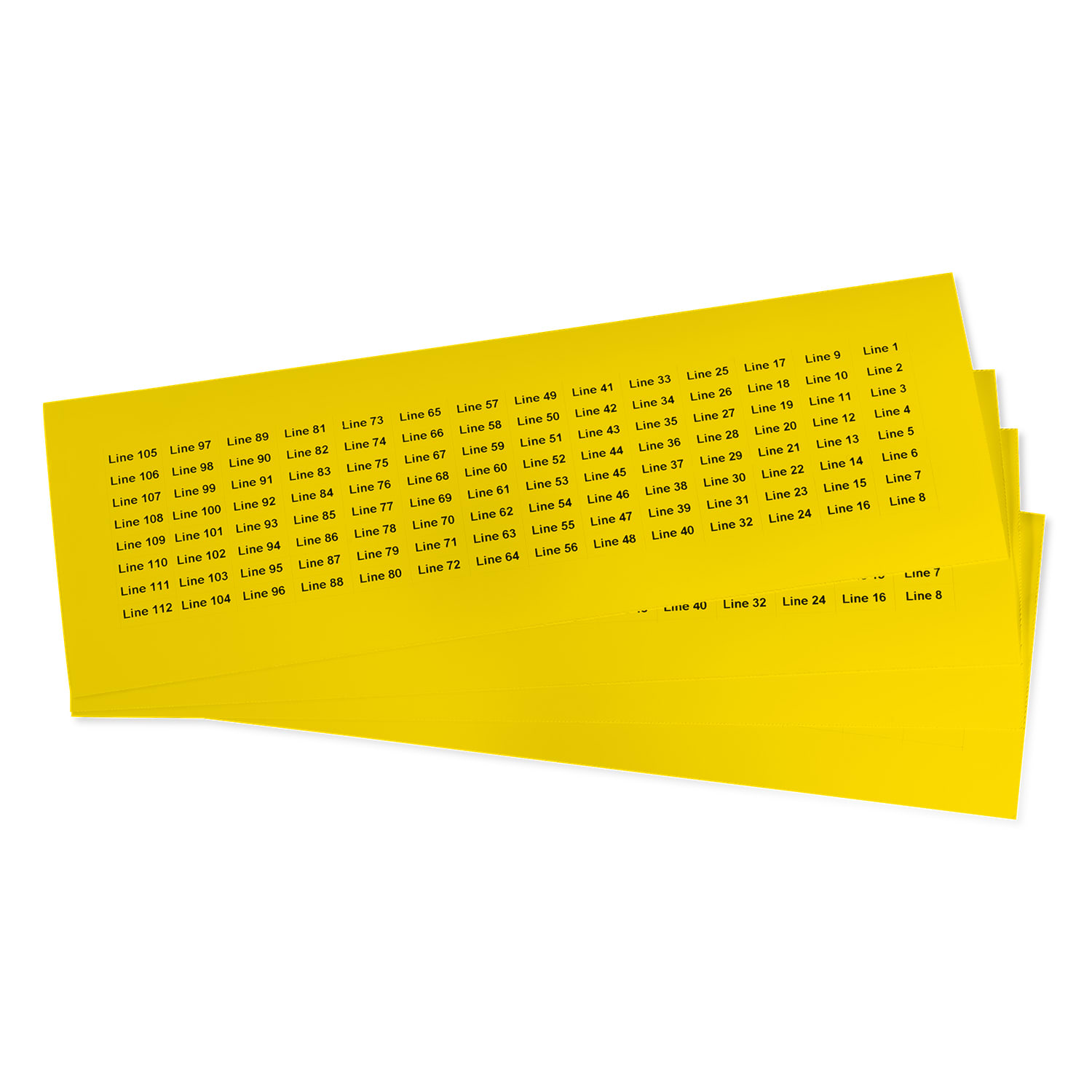 GRAFOPLAST SRL GRAEVOFX0615Y ETICHETTA ADES VINYL GIALLO 15X6MM 2240P