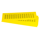 GRAFOPLAST SRL GRAEVOFX0915Y ETICHETTA ADES VINYL GIALLO 15X9MM 1400P