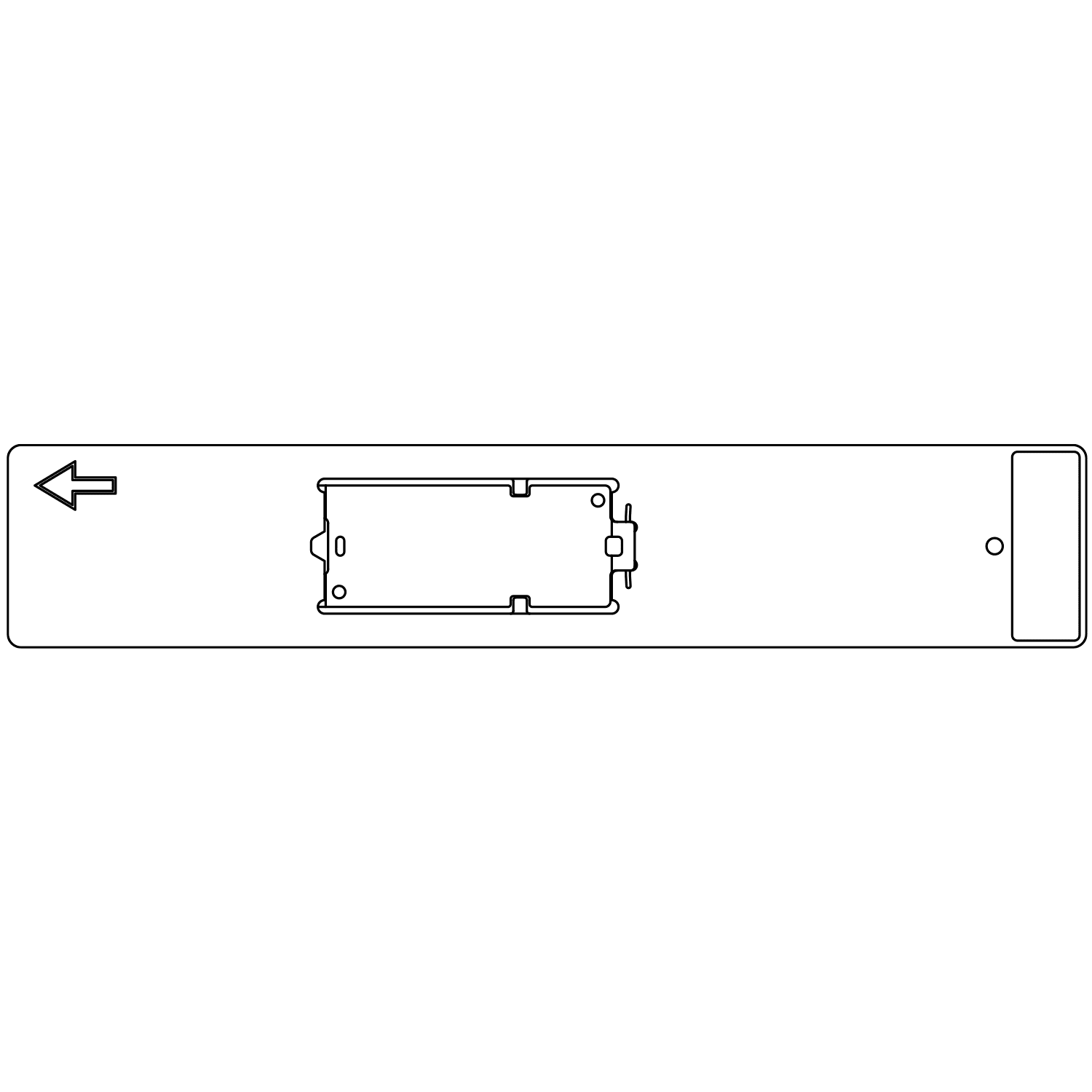 GRAFOPLAST SRL - GRAEVOPL0023 PIASTRA TESSERE 30 MM INSERIMENTO SINGOL