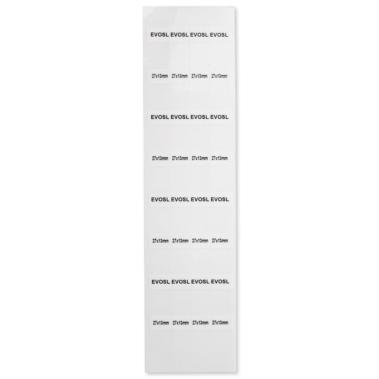 GRAFOPLAST SRL GRAEVOSL027013W SEGNACAVO AUTOLAMINANTE BIANCO 27X13 800