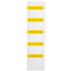 GRAFOPLAST SRL GRAEVOSL042013Y SEGNACAVO AUTOLAMINANTE GIALLO 42X13 500