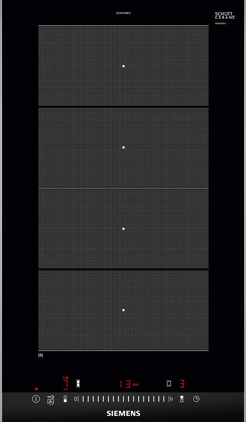 Siemens Hausgerate - SIZEX375FXB1E Domino Glaskeramik Kochstelle 30cm Vario