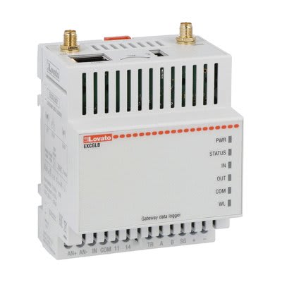 LOVATO - LOVEXCGLB02 GATEWAY-DATA LOGGER, 1X ETHERNET, 4G GPS