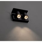 EXENIA SRL EXE353415052 PLURIEL WALL 2X 9W NERO OPACO 8530