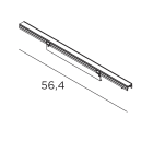 EXENIA SRL EXE708715000 UNIT 13W 1900LM 564MM ALLUMINIO 8530