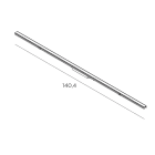 EXENIA SRL - EXE708746500 UNIT 70W 7000LM 1404MM DALI ALLUMINIO 85