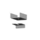 EXENIA SRL EXE7089023 STAFFA PER MONTAGGIO A SOFFITTO/PARETE