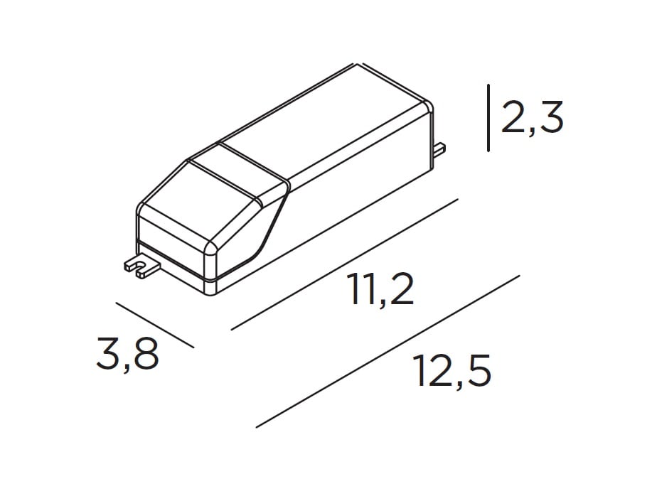 EXENIA SRL EXE9D035016AL ON/OFF 75X38X22