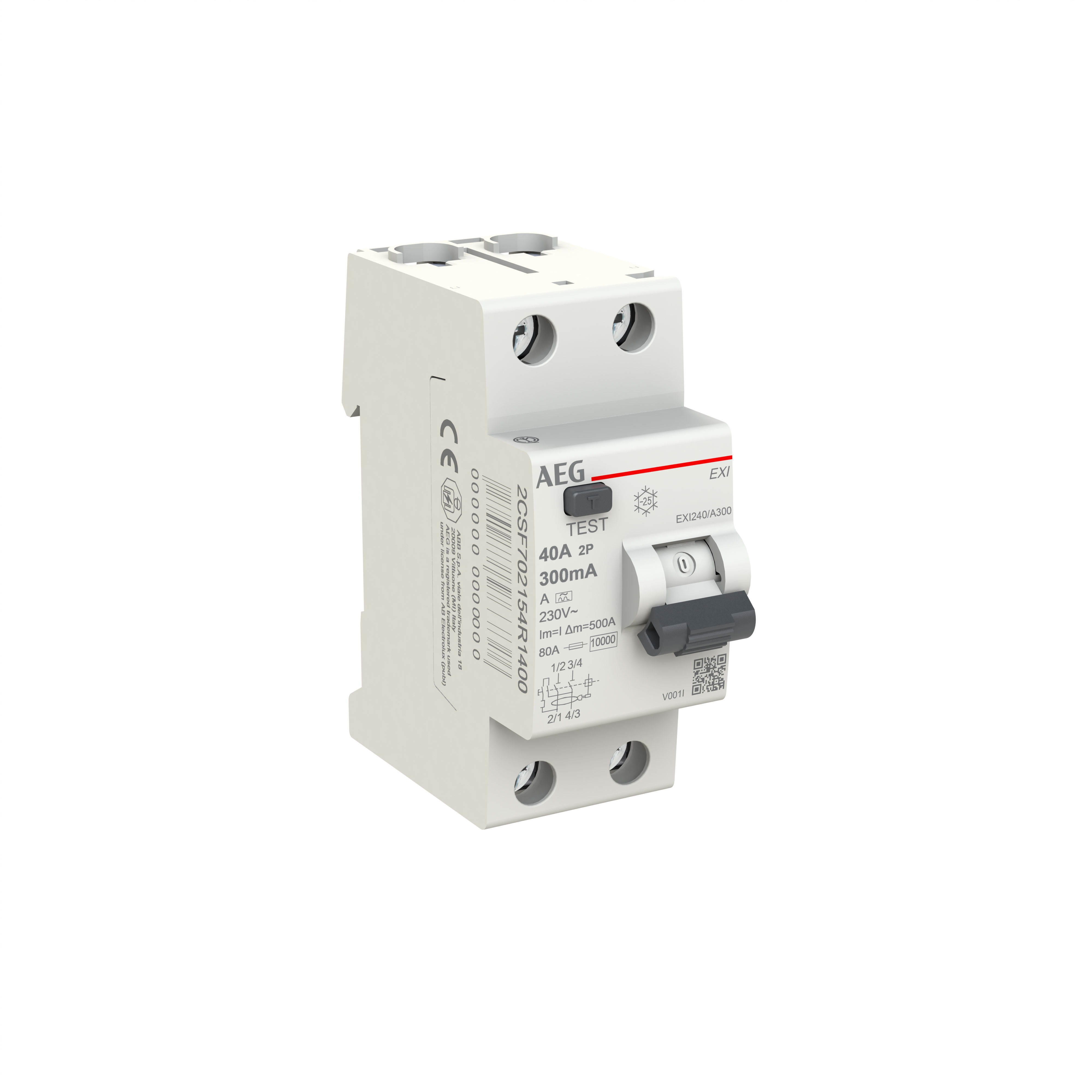 ELETTRA SRL AEG AEGEXI240/A300 DIFF.PURO AEG EXI 2P 40A 300MA A 2M