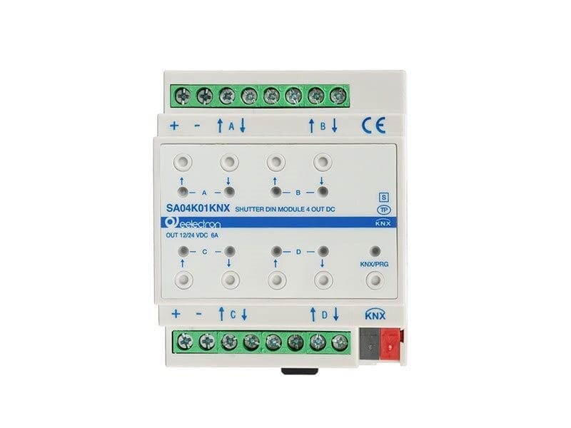 EELECTRON SPA EEXSA04K01KNX MODULO TAPPARELLE 4OUT 12-24VDC