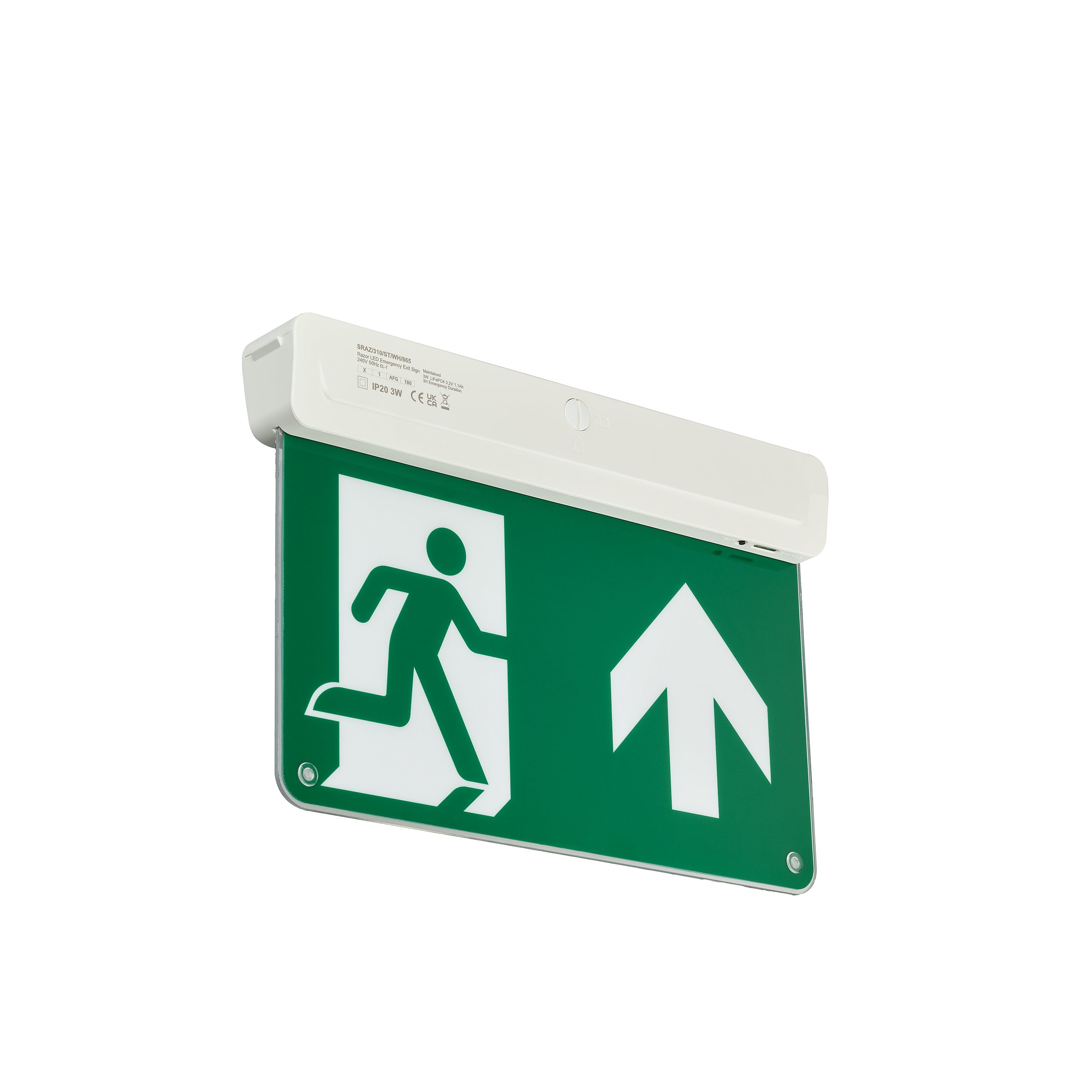 SIGNIFY ITALY SPA PHA79905200 EM159C WL/CM EXIT SIGN M3 ELB UP WH