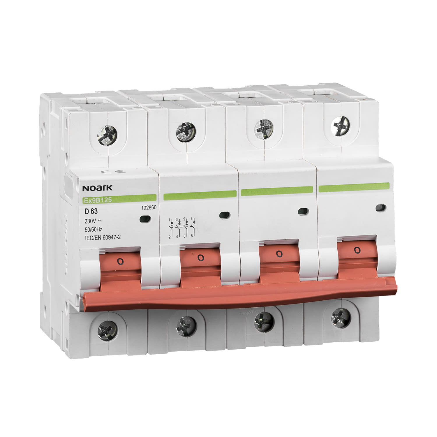 CHINT ITALIA INVESTM - CHT102849N EX9B125/C50-4P-25 -INT MT 4P 50A 25KA CU