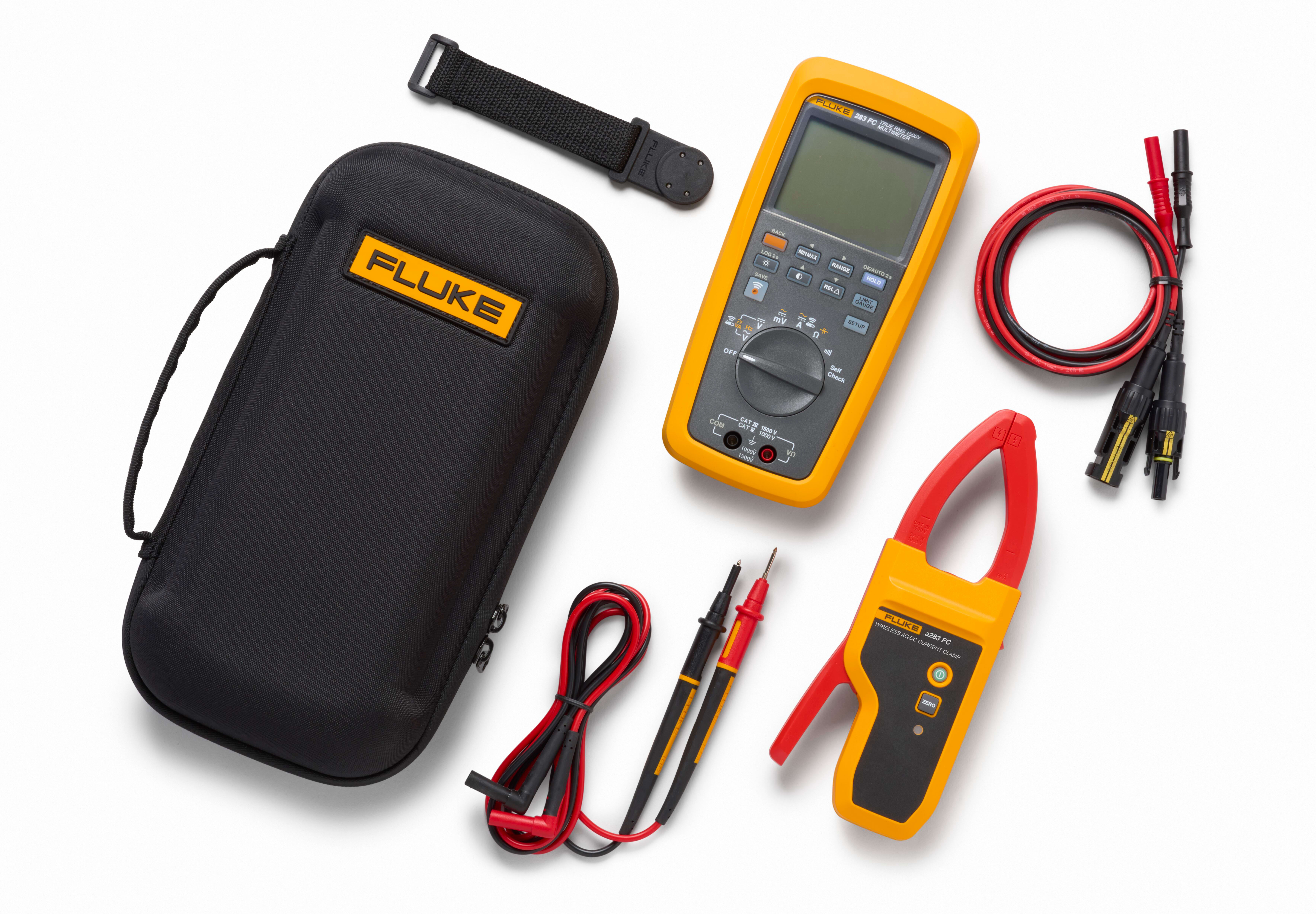FLUKE ITALIA SRL FLK5593208 283FC MULTIM TRMS, 1500V, CON KIT SOLARE