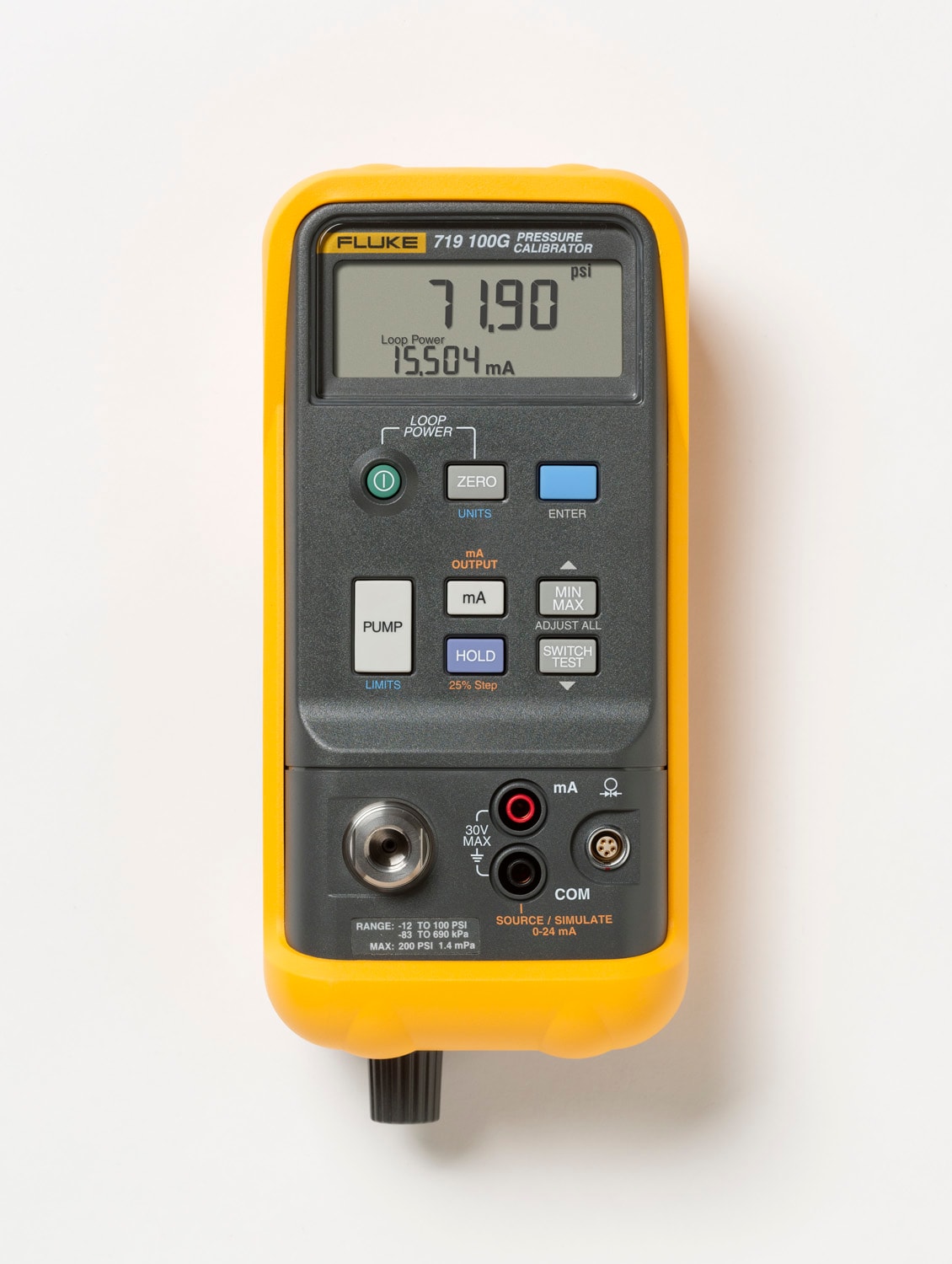FLUKE ITALIA SRL FLK3315344 719 100G CALIBRATORE PRESS 7BAR,POMPA EL