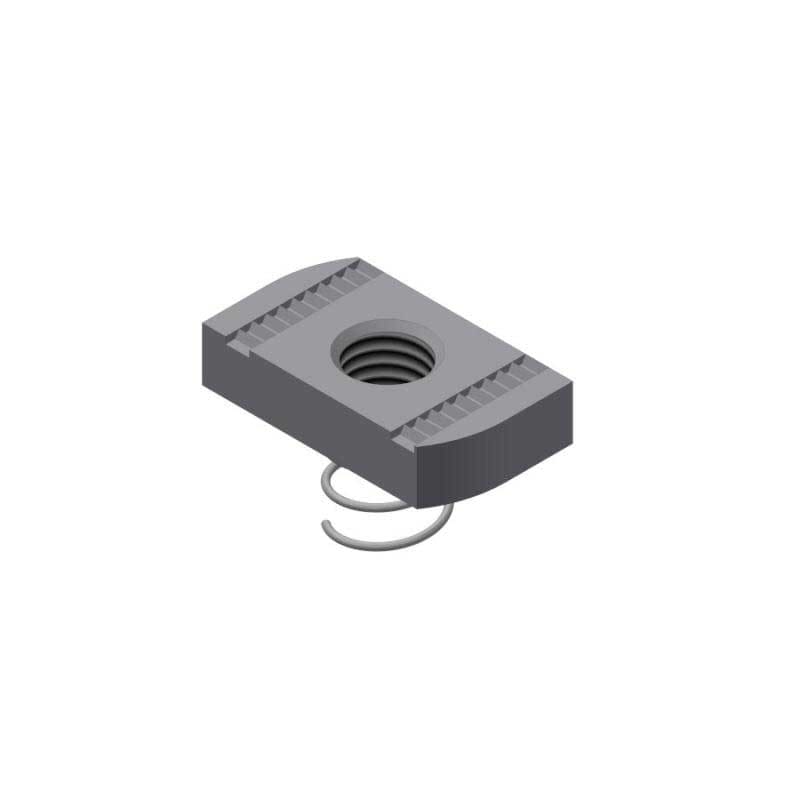 ZAMET SPA ZATF08010600 41 ZF DADO A MOLLA CORTA DIAM. 6 CONF.100