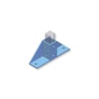 ZAMET SPA - ZATF07060008 03 ZF PIASTRA RINFORZ.FISS/PAVIMENTO 8FORI
