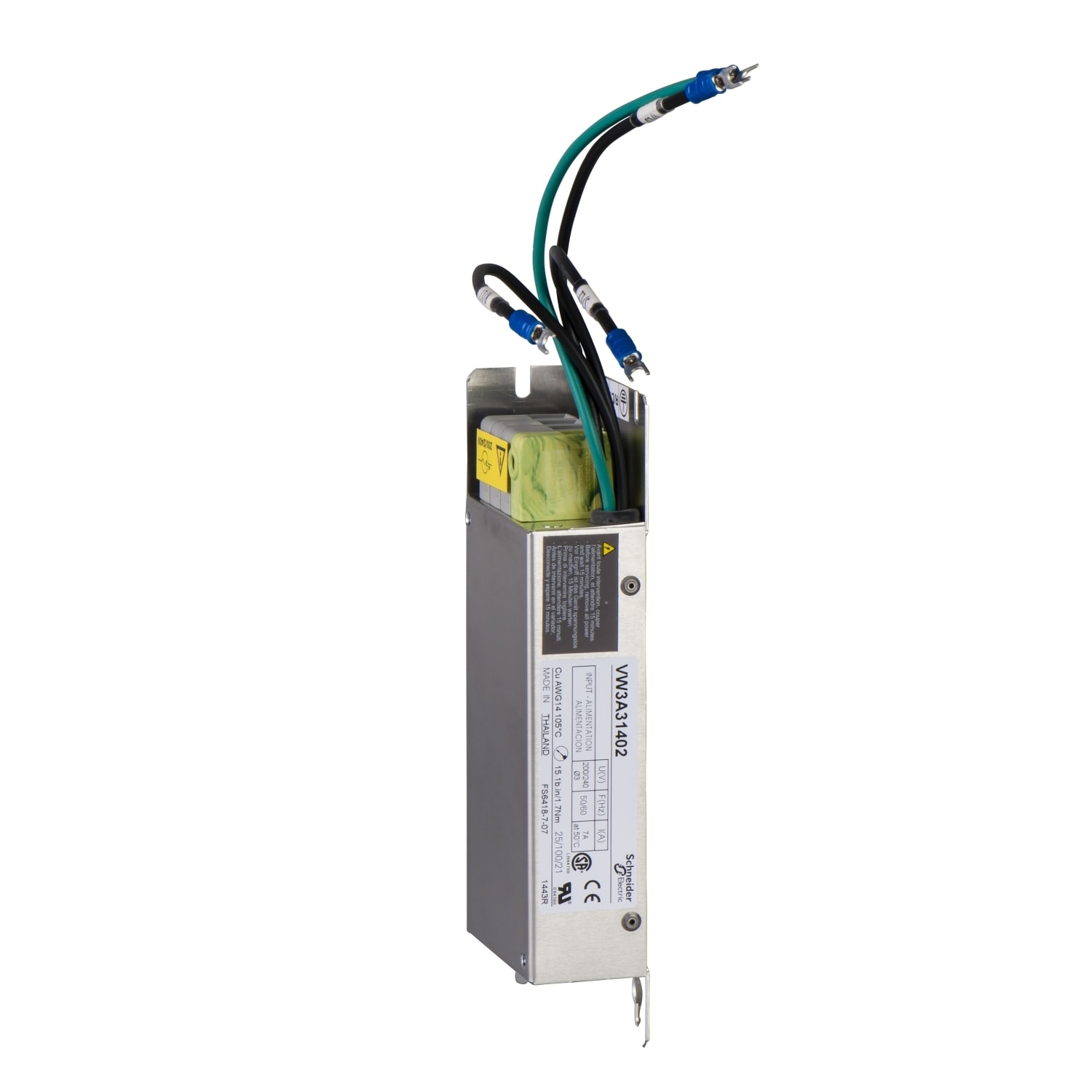 SCHNEIDER ELECTRIC - SNRVW3A31402 FILTRO EMC TG1&2 M3