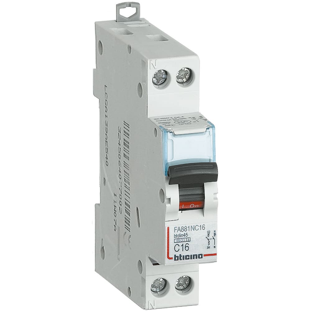 BTICINO BTIFA881C16 BTDIN45 - MAGNETOT 1P+N CURVA C 16A 4,5K