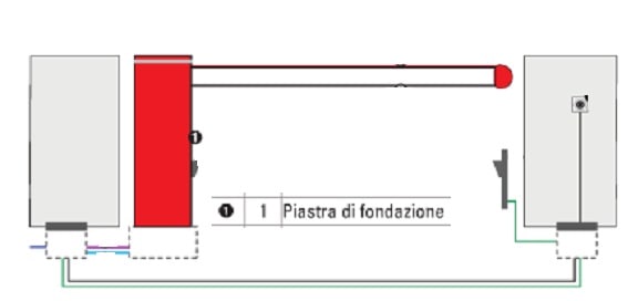 FAAC SPA FAA490139 PIASTRA DI FONDAZIONE B680H