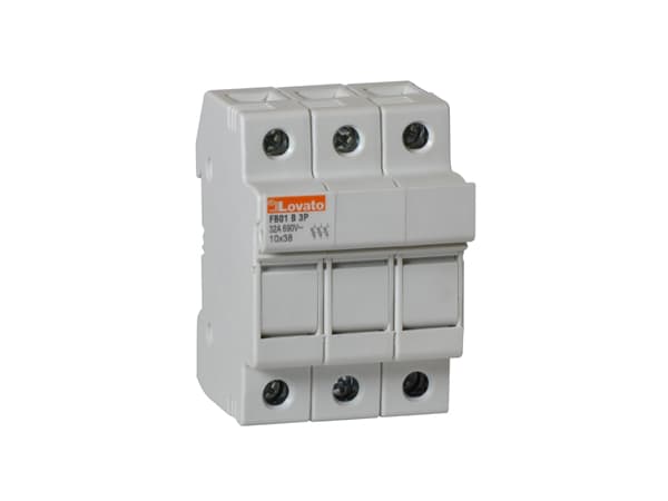 LOVATO LOVFB01B3P PORTAFUSIBILI SEZIONABILI 3P 10X38 NO UR