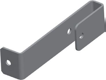 FACAL SRL - FAFFE-165 STAFFA FISSA A MURO L. 22,8 CM - PREDISP