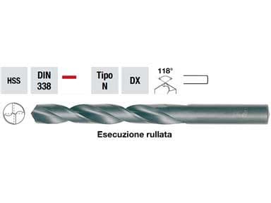 ABC TOOLS SPA - ABCF65020420 PUNTE DIN 338 F 6502 MM 4,2