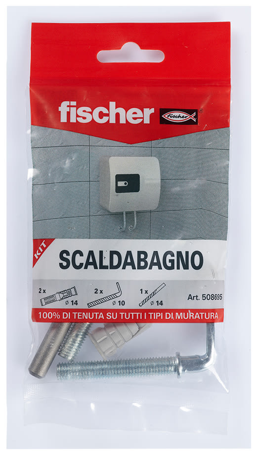 FISCHER ITALIA - FIS00508695 KIT RTF SCALDABAGNO 2PZ/PUNTA