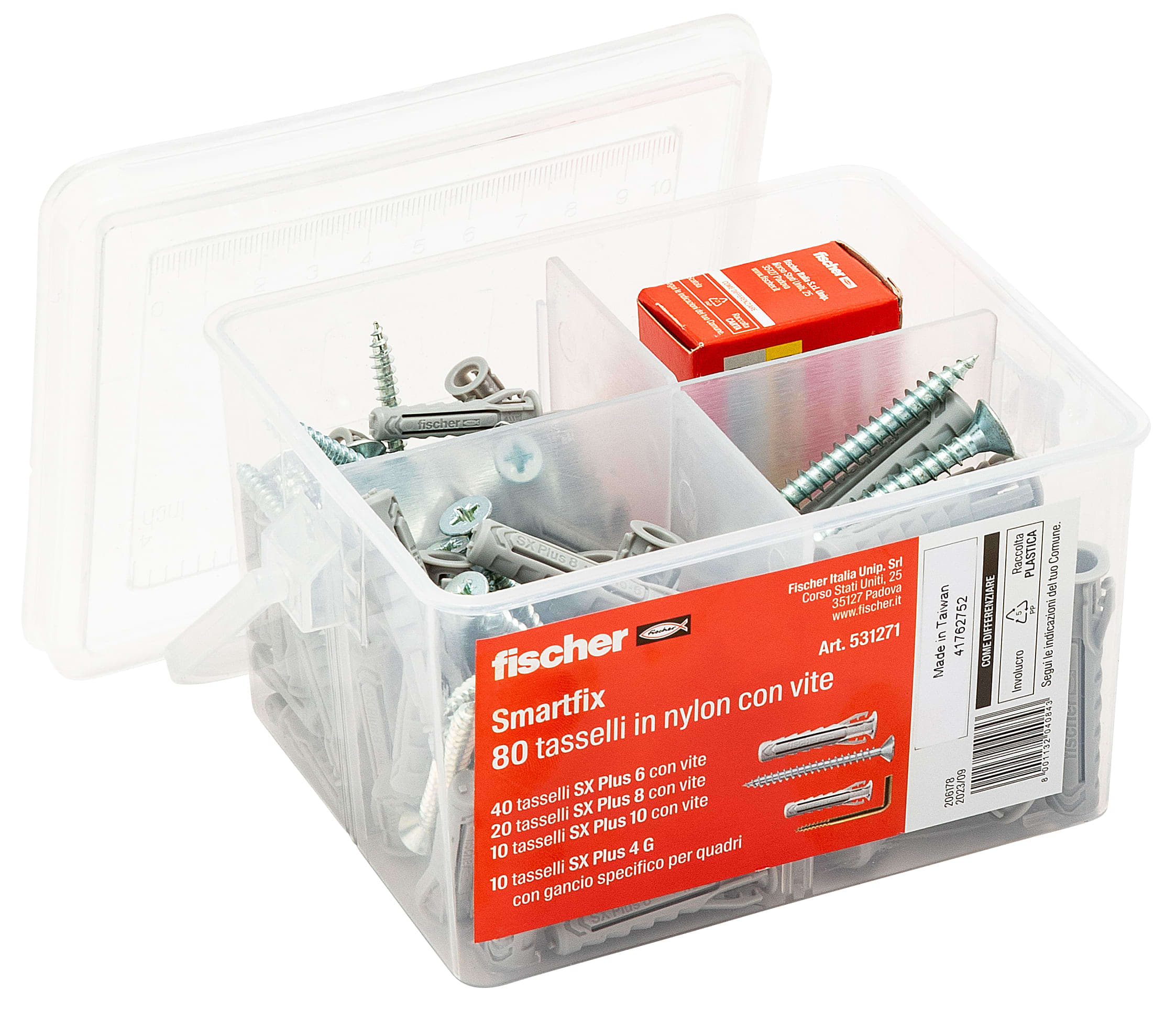 FISCHER ITALIA FIS00531271 SMARTFIX BOX 80PZ