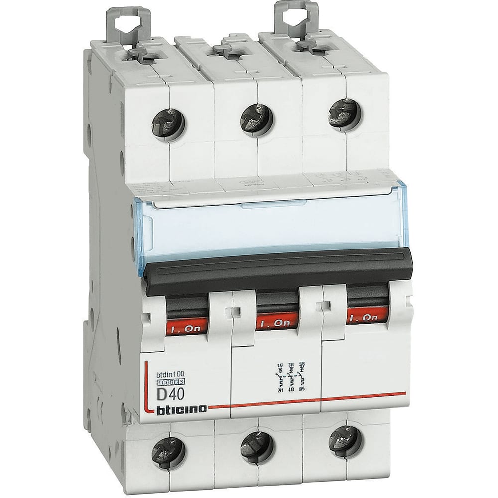 BTICINO BTIFH83D40 BTDIN100 - MAGNETOT 3P CURVA D 40A 10KA