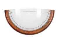 F.A.N. EUROPE LIGHTI FHLFANEU00000035 APPLIQUE 1010 BIANCA CON LEGNO 1XE27 30X
