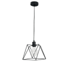 F.A.N. EUROPE LIGHTI - FHLI-SANTANA-M-S1 SOPENSIONE SANTANA NERA 1XE27