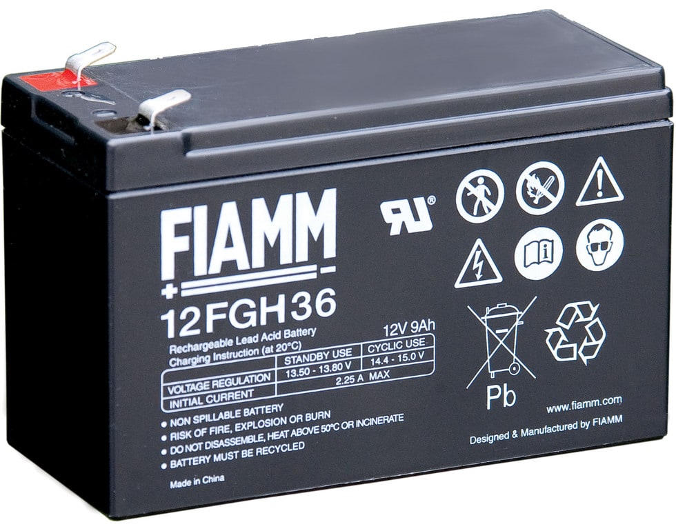 FIAMM ENERGY TECH. FI112FGH36 BATTERIE A SCARICA RAPIDA12V 9,0AH
