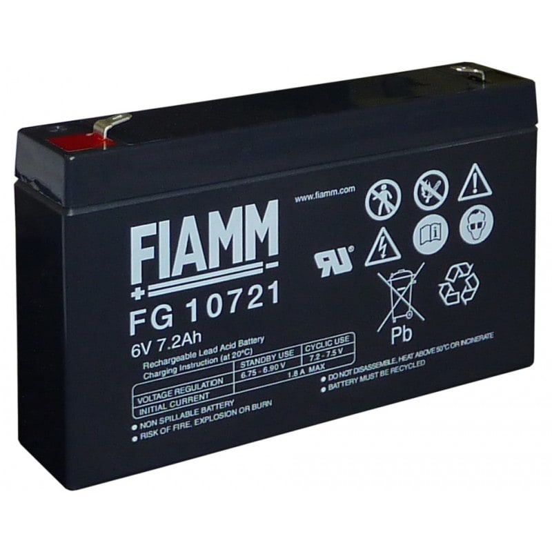 FIAMM ENERGY TECH. FI1FG10721 6V 7,2AH
