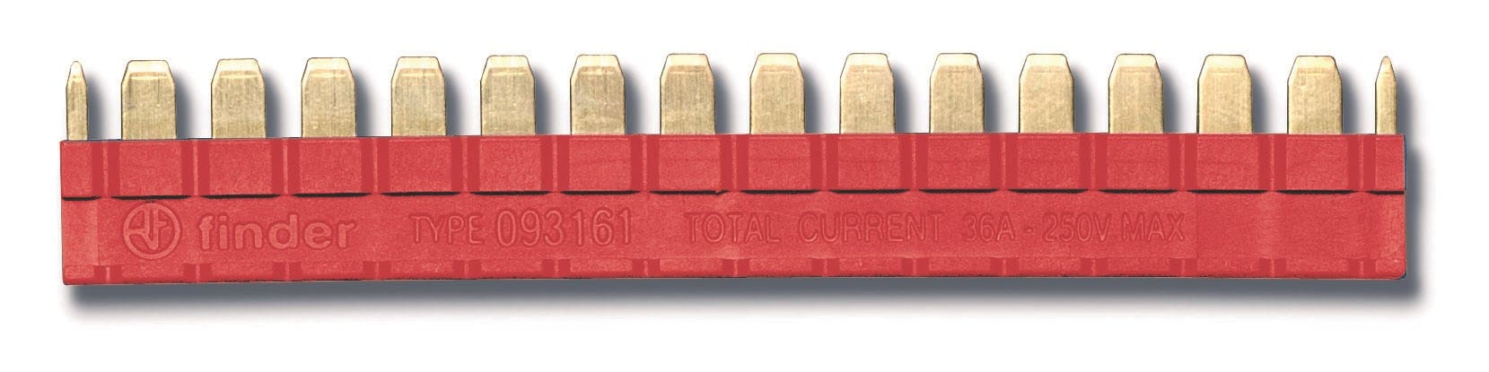 FINDER SPA FIN093161 PETTINE 16 POLI ROSSO