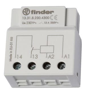 FINDER SPA FIN133182304300 RELE MONOSTABILE DA RETROFRUTTO 1NO 12A