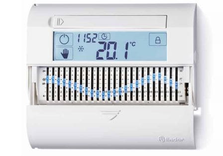 FINDER SPA FIN1C6190030101 CRONOTERMOSTATO TOUCH-SLIDE PARETE BIANC