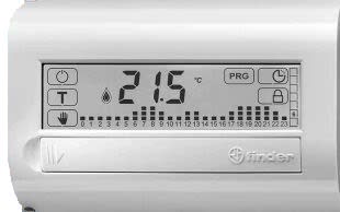 FINDER SPA - FIN1C7190030007 CRONOTERMOSTATO SETTIMANALE TOUCH