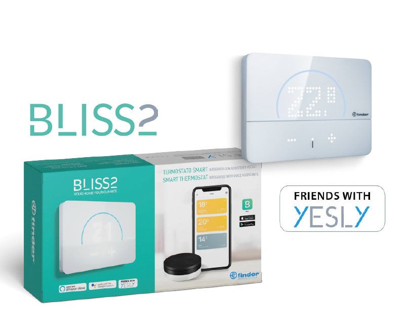 FINDER SPA - FIN1CB190050007 TERMOSTATO SMART BLISS2