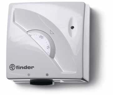FINDER SPA FIN1T011 TERMOSTATO PARETE ON/OFF 1CO 16A