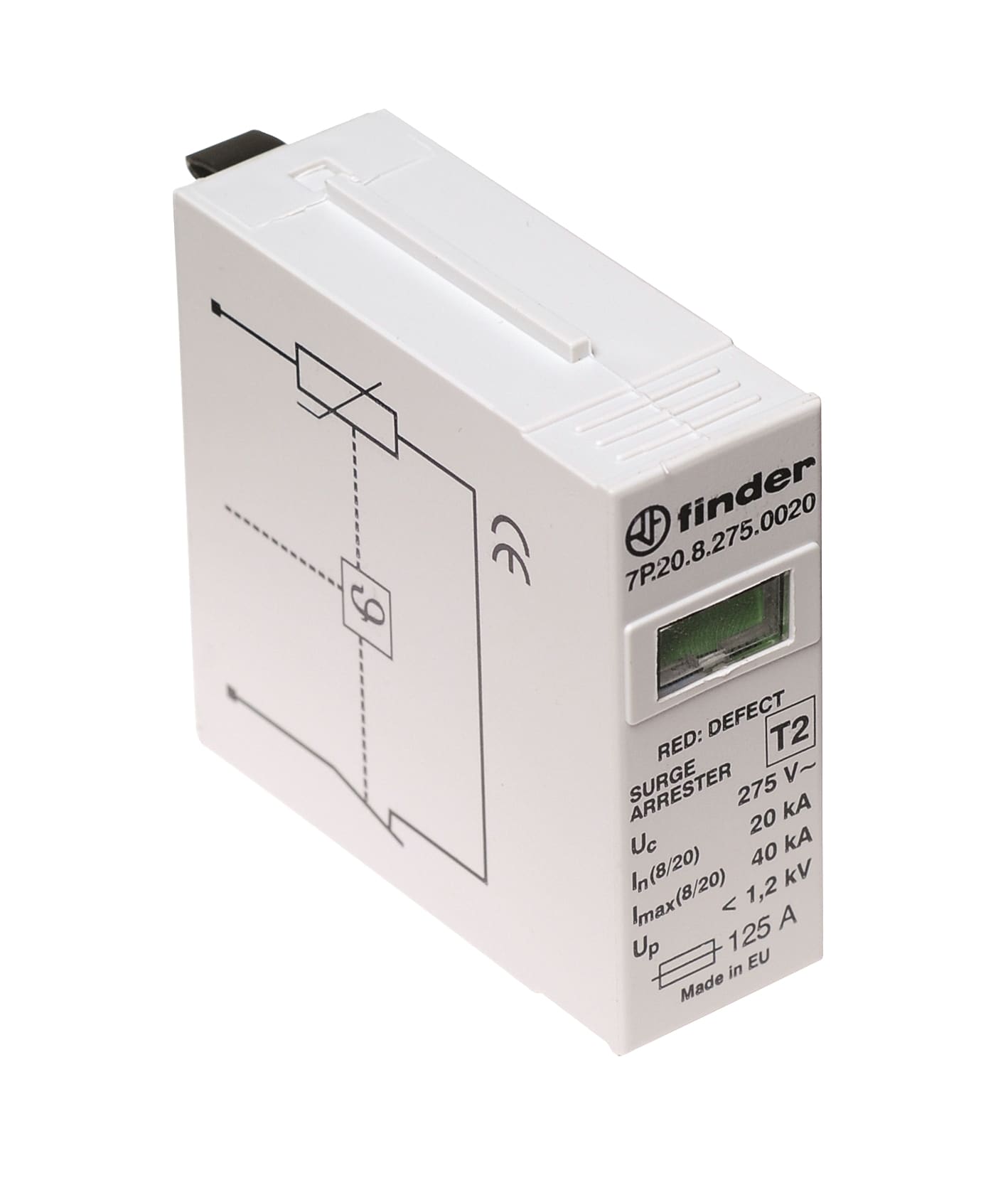 FINDER SPA FIN7P2093750020 CARTUCCIA VARISTORE 375VDC 20KA