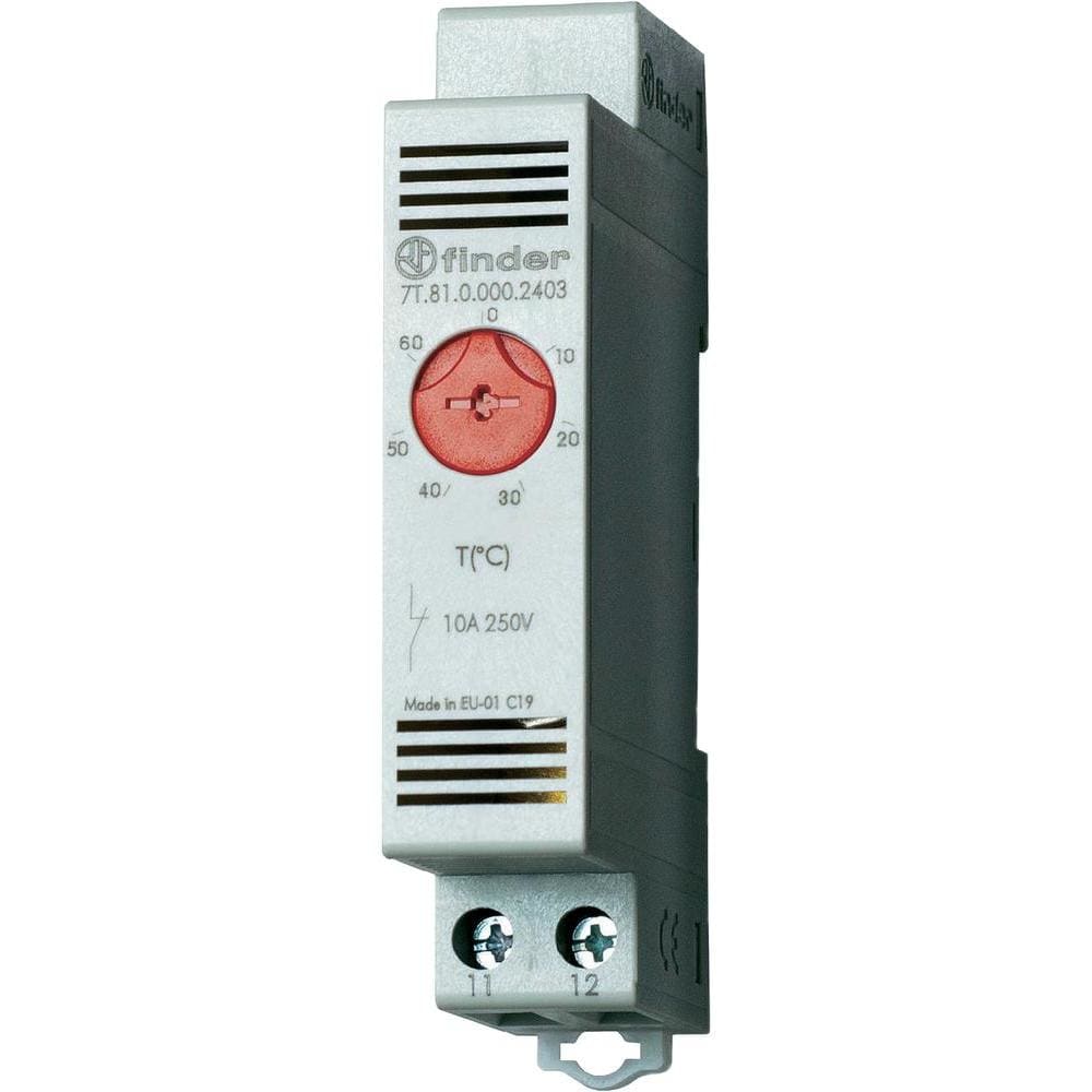 FINDER SPA FIN7T8100002403 TERMOSTATO IND. RISCALDAMENTO 10A 0/+60C