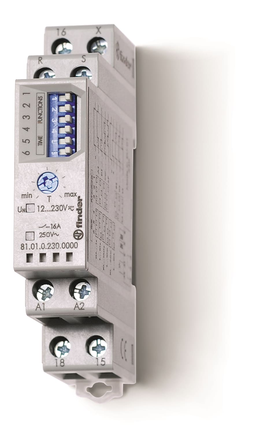 FINDER SPA FIN810102300000 TEMPORIZZATORE MULTIFUNZ.RESET 12/240V 1