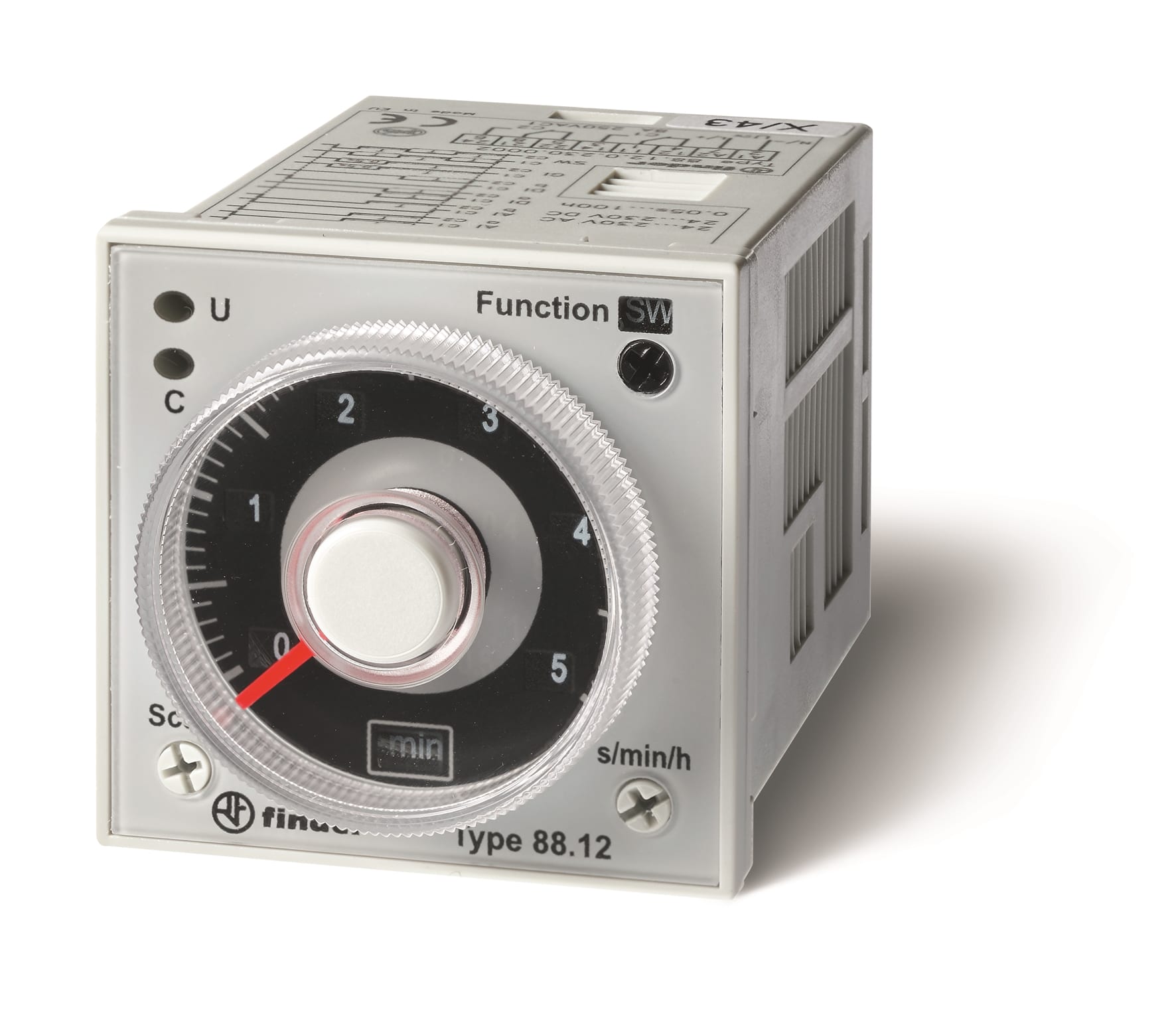 FINDER SPA FIN881202300002 TEMPORIZZATORE INNESTO OCTAL MULTIFUNZIO