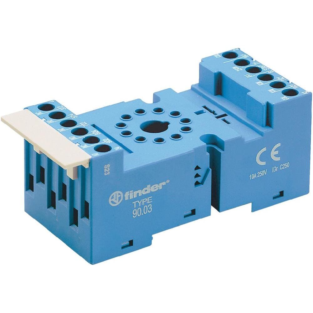 FINDER SPA FIN9002SMA ZOCCOLO MORSETTI BUSSOLA OCTAL 2P S.60