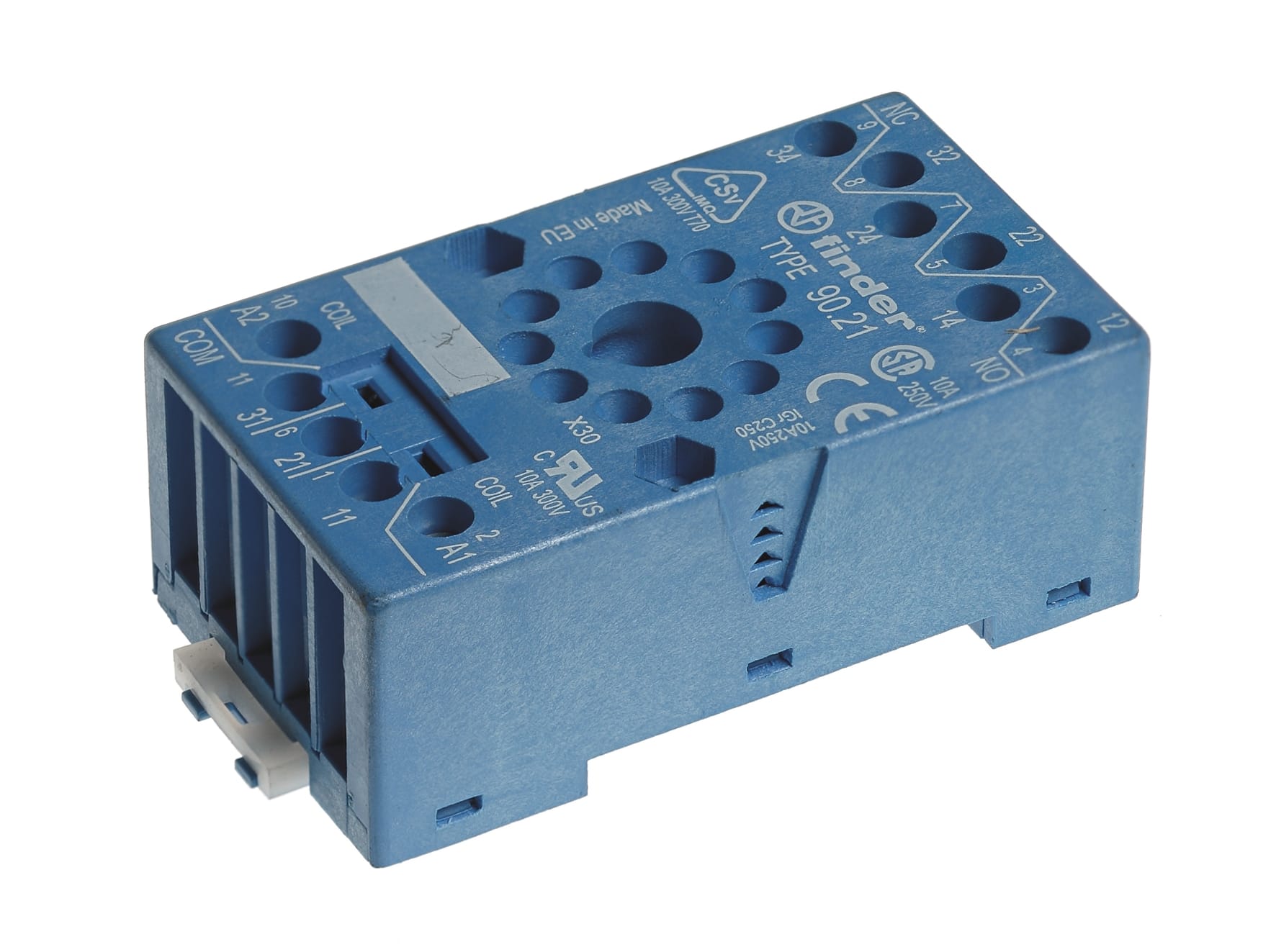 FINDER SPA FIN9021SMA ZOCCOLO CON MORSETTI A BUSSOLA 3P S.60
