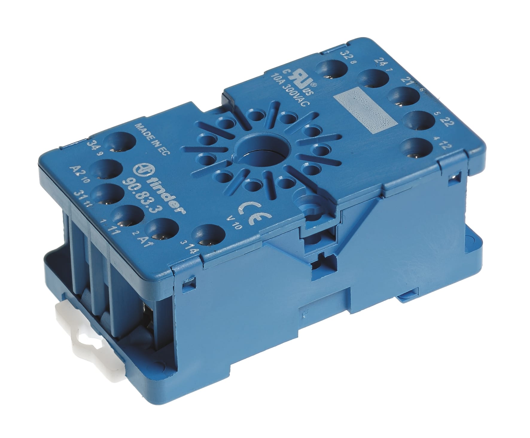FINDER SPA FIN90823 ZOCCOLO CON MORSETTI A BUSSOLA 2P S.60