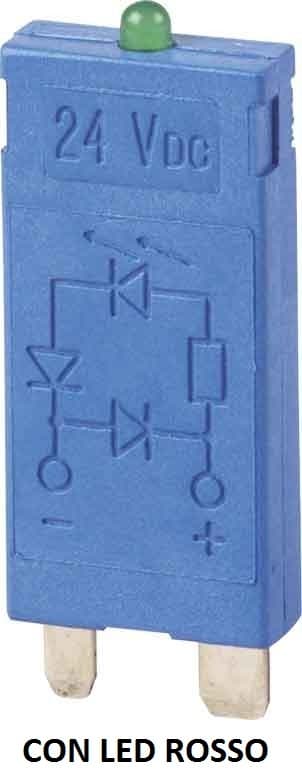 FINDER SPA - FIN9901002450 MOD. INDICATORE LED 6/24V AC/DC
